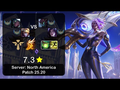 Senna Support + Ezreal vs Maokai + Kai'Sa - NA Challenger - Patch 25.20