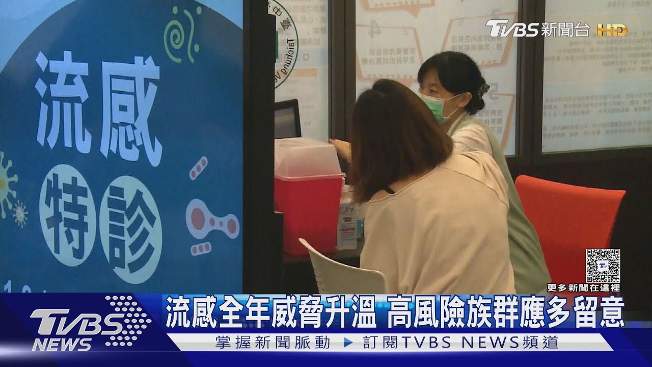 流感全年威脅升溫 高風險族群應多留意