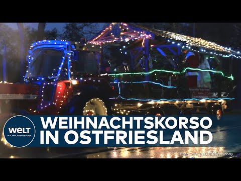 Video Thumbnail: OSTFRIESLAND: Tradition lebt auf! - Weihnachtskorso bringt Feststimmung nach Burumfen