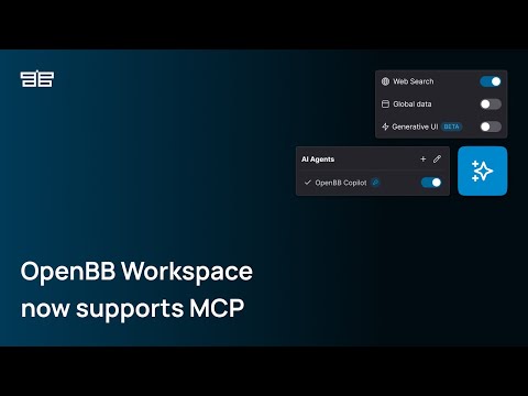OpenBB Workspace now supports MCP