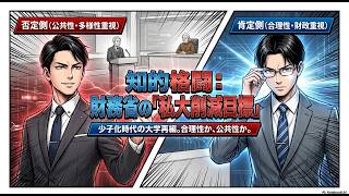 【DIGEST 漫画】「財務省の私立大学削減目標」