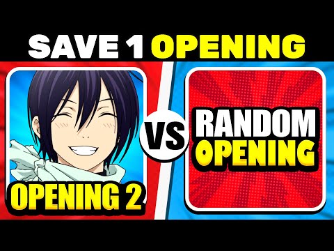 SAVE the ANIME OPENING Without Knowing the NEXT One! 🔥😱