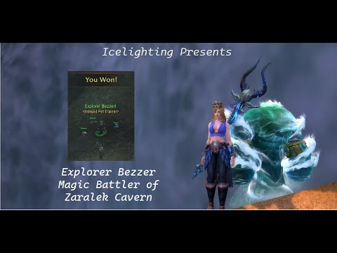 Explorer Bezzer - Magic Battler of Zaralek Cavern - Three Level 25 Magic Battle Pet Win