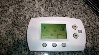 HOW TO Change ADVANCED SETTINGS For HoneyWell Thermostat (TH6000 series)
