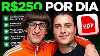 CRIEI LOW TICKET DE R$10 E VENDI COM INFLUENCER DE IA SEM GASTAR