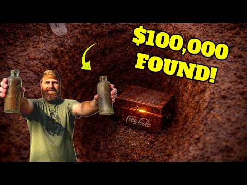 LIFE CHANGING! $100,000 of Coca-Cola Treasure Discovered while Antique Bottle Digging!