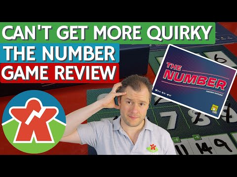 The Number - Board Game Review - Can't Get More Quirky Than This