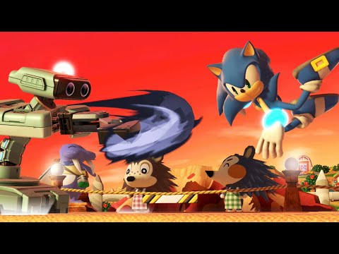 Super Smash Bros. Ultimate: Offline: Carls493 (Sonic) Vs. SkyHigh (R.O.B.) *3*