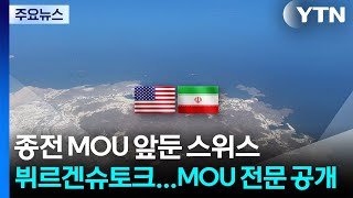 종전 MOU 앞둔 스위스 뷔르겐슈토크...14개항 전문 공개 / YTN