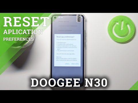 How to Reset App Preferences on DOOGEE N30 – Customize App Preferences