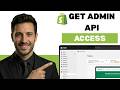 How To Get Admin API Access Token In Shopify APPSeCONNECT Full Guide 2026