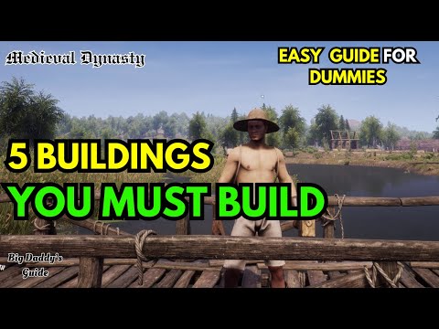 First 5 Buildings You NEED in Medieval Dynasty | No Farming Required!