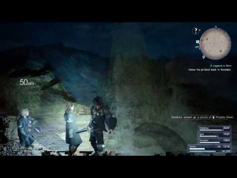 Final Fantasy XV - A Legend Is Born Sidequest(Slay the Bennu)
