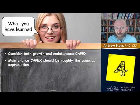 Mistake #4 Confusing growth with maintenance Capex | 9 Valuation mistakes Video