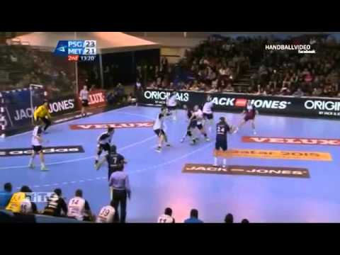 amazing goal by Mikkel hansen vs Metalurg