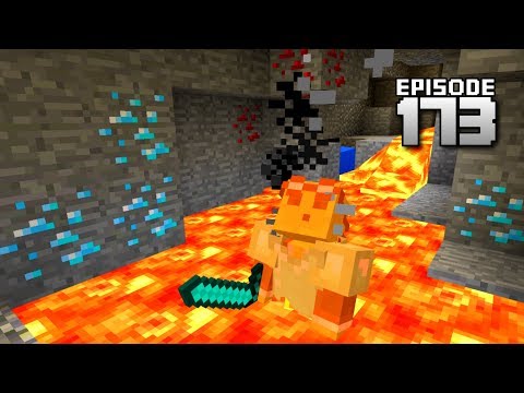 Let's Play Minecraft PE - Ep.173 : 1.1 Cave Adventure!