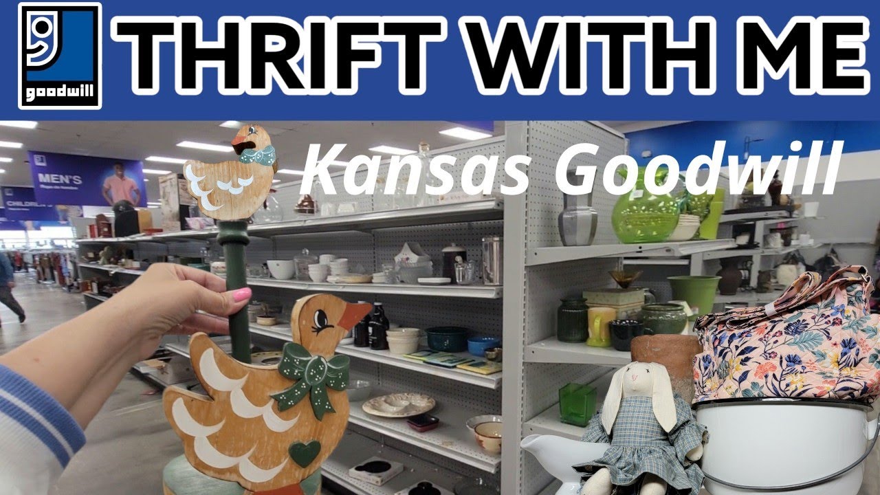 That's Where We Have The Best Luck! Goodwill Thrift With Me! Vintage Home Decor + Cute Chicks!