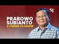 Prabowo Subianto: 4 things to know about Indonesia’s likely new president