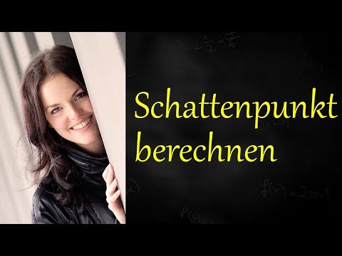 Schattenpunkt berechnen, Vektoren