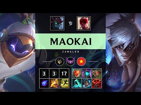 Maokai Jungle vs Lee Sin - VN Master Patch 25.17