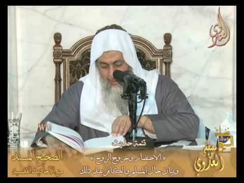  شرح الأحاديث القدسية ( الاحتضار وخروج الروح وبيان حال المسلم والكافر ) ح 74 – الشيخ مصطفى العدوي 