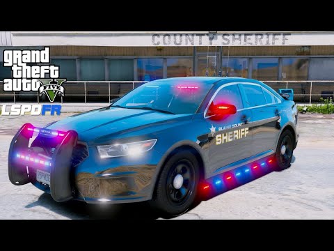 Sheriff Catching Speeders In GTA 5 LSPDFR Police Mod