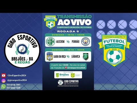 Campeonato Municipal de Futebol de Brejões 2025. Quinta rodada.