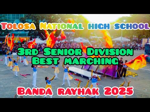Aerial | Banda Rayhak 2025 | Tolosa National HS | 🏆 3rd Senior Division |  🏆Best Marching