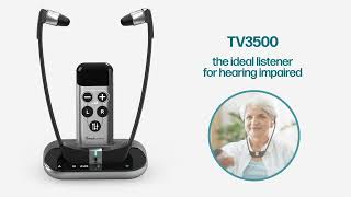 Product video: Amplicomms TV3500 Wireless TV Listening System