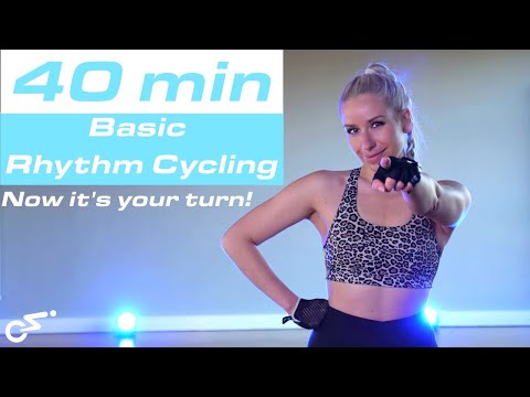 NOW IT'S YOUR TURN - Basic Rhythm Cycling Workout 40 Min