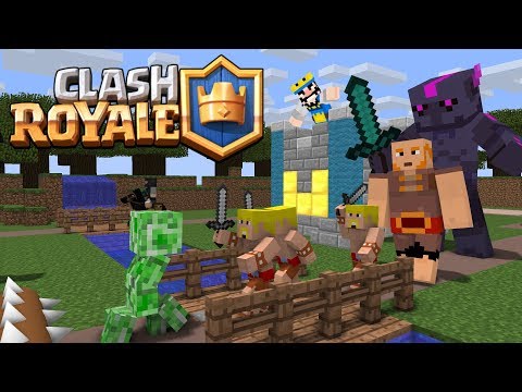 Monster School: Clash Royale Battle - Minecraft Animation