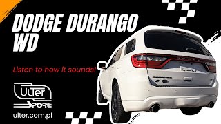 Video: Ulter Edelstahl Duplex Sportauspuff-Komplettanlage ab Kat inkl. Klappe Dodge Durango 5.7 R/T