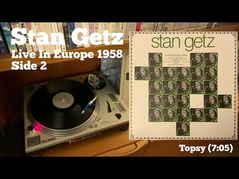 Stan Getz - Live In Europe 1958 - Side 2 (JA 5244) Vinyl LP Pressed in France | Technics SL1200