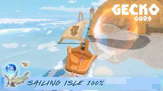 Sailing Isle Walkthrough Gecko Gods •  All Collectibles & Trophies Guide