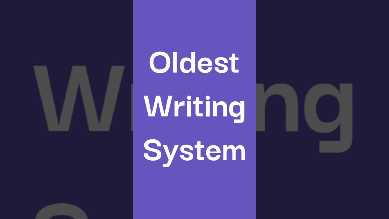 Putar video The Writing System older than Ancient Egypt! sekarang The Writing System older than Ancient Egypt!