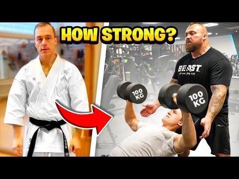 How strong is a Karate Black Belt Master? ft. @KARATEbyJesse