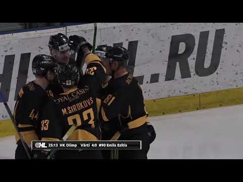 Optibet hokeja līga: HK Olimp/Venta 2002 - HS Rīga. Spēles labākie momenti (20.02.2021)
