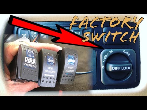 LAND CRUISER ARB AIR LOCKER FACTORY SWITCH INSTALL | 100 Series & 80 Series