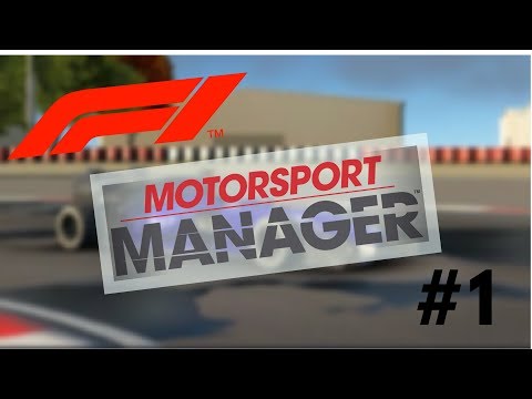 Motorsport Manager PC Career Mode Episode #1 - The Start of a New Team!