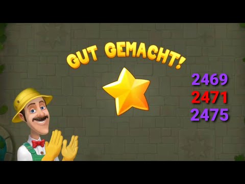 Gardenscapes   Level  2469 & 2471 & 2475