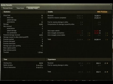 WOT object-268 8k damage
