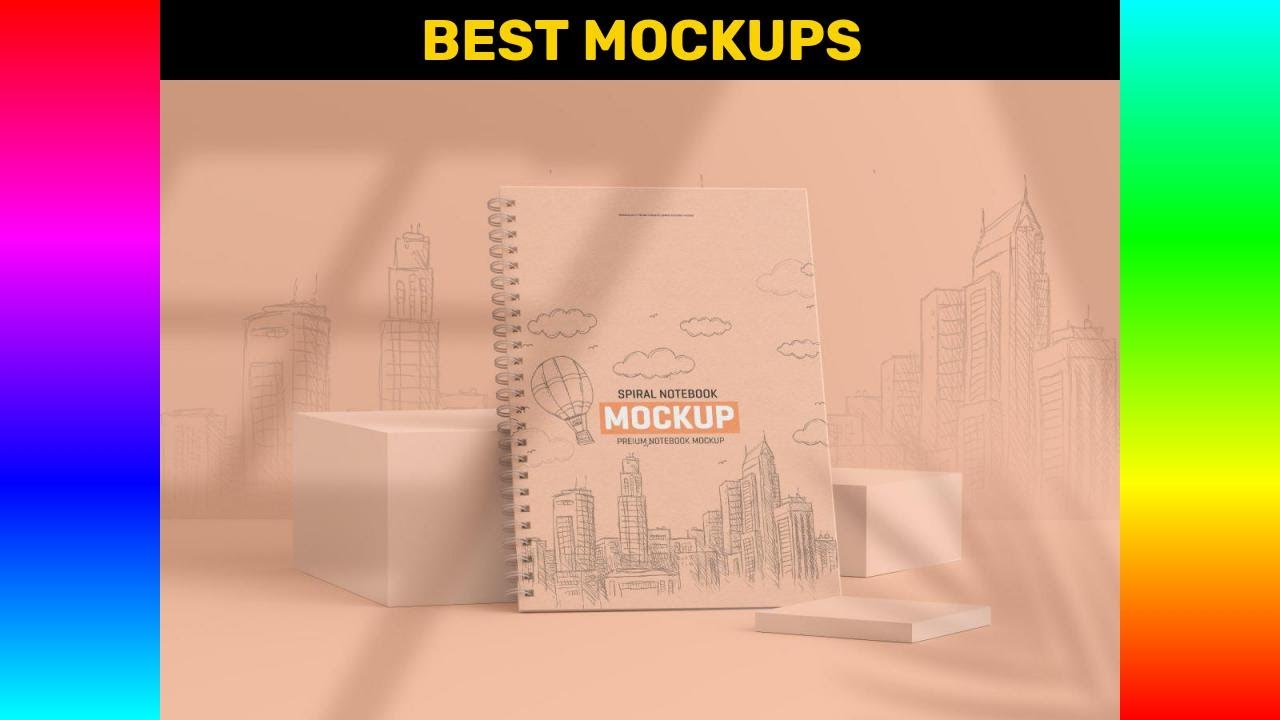 Best Mockups: Spiral Notebook Mockup