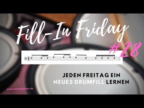 Fill-In Friday #28 - Jeden Freitag ein neues Drumfill lernen [Schlagzeug Übungen Anfänger E-Drums]