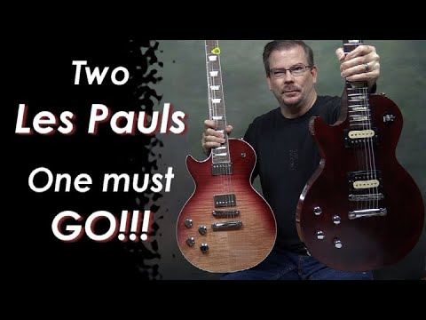 Two Les Pauls, one must GO!!!  2013 Future Tribute vs. 2018 High Performance.