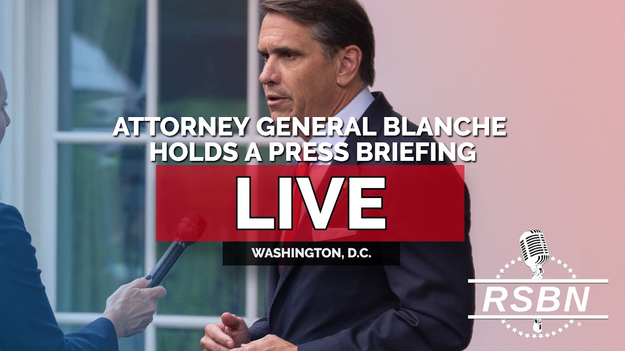 LIVE: Attorney General Todd Blanche Holds a Rose Garden Press Briefing - 09/15/26