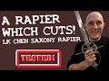 A Military Rapier REVIEWED & TESTED: LK Chen Saxony German Rapier