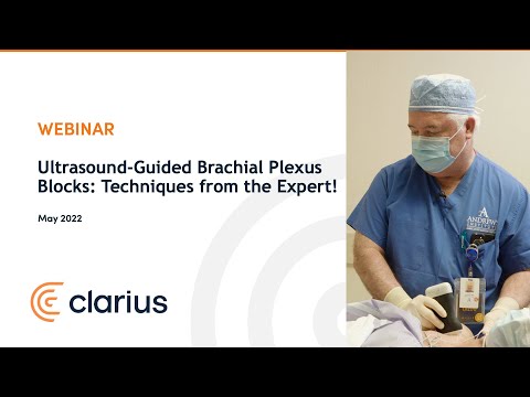 Ultrasound-Guided Brachial Plexus Blocks: Techniques from the Expert!