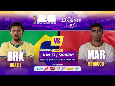 FIRST 10 MINUTES: BRAZIL vs. MOROCCO  | FIFA World Cup 2026 | 06/13/2026 | Watch On TVJ