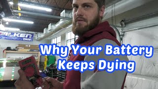 MY BATTERY KEEPS DRAINING- TRY A PARASITIC DRAW TEST
