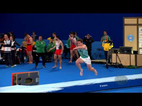 GRAINGER Blake (AUS) M - 2019 Trampoline Worlds, Tokyo (JPN) - Qualification Tumbling R1